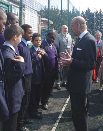Royal opening for new Banner Sports pitch