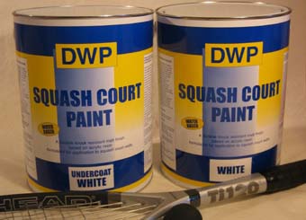 New DWP squash court paint launched