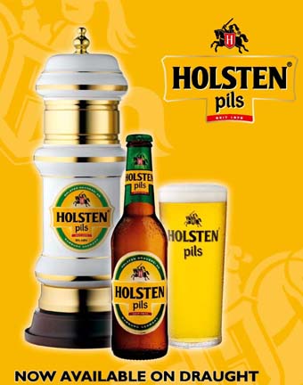New draught version of Holsten Pils
