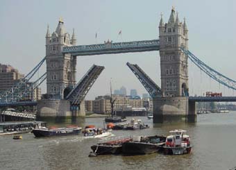 Merlin providing power for towering London icon