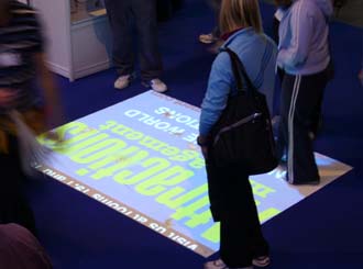 OM Interactive underfoot at LIW