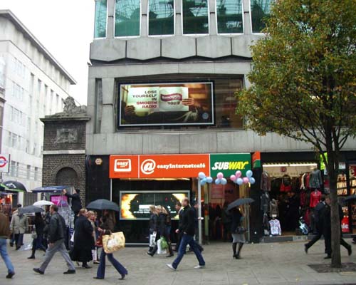 Digital advertising comes to Oxford Street
