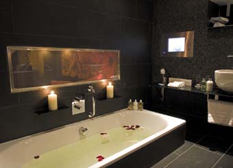 LCD luxury for hotel bathrooms