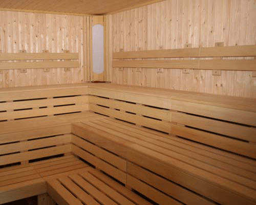 Health club members benefit from refurbished sauna