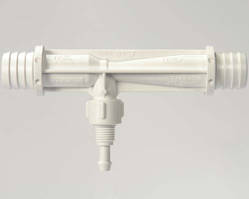 Mazzei's UV and ozone-resistant injector for spas