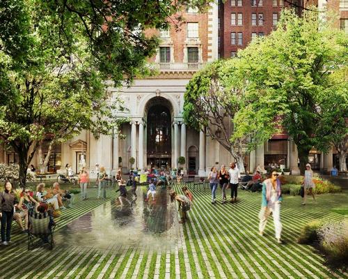 Agence Ter win international design competition for revamped public park in LA's Pershing Square