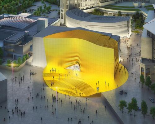 MVRDV design gold-tinged Paradise City entertainment zone for South Korea's Winter Olympics 