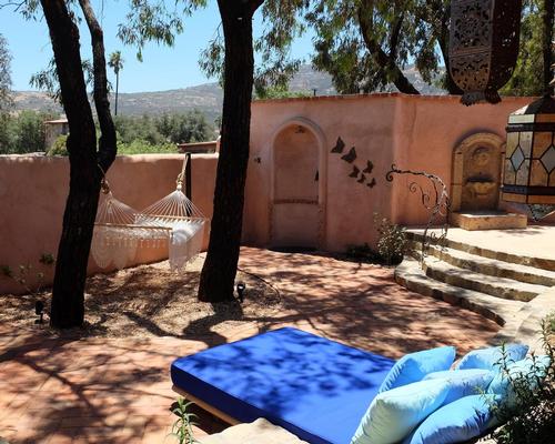 The villas include meditation cushions, indoor/outdoor speakers that play tranquil music, organic mattresses, outdoor showers, salt water dipping pools, daybeds and hammocks