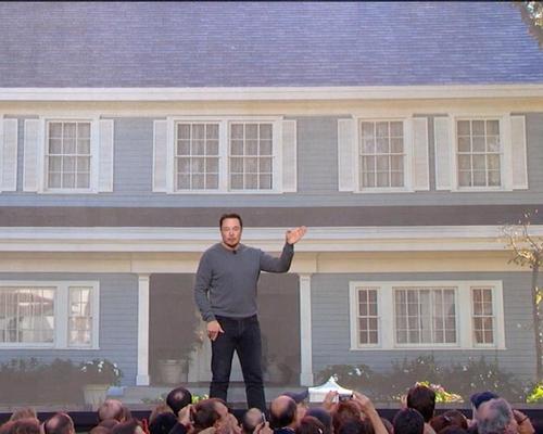 Elon Musk unveils camouflaged solar roofs as 'beautiful' solution to creating sustainable energy