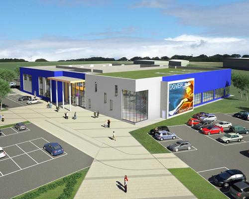 Artist's impression of the planned leisure centre in Dover