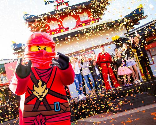 The launch comes ahead of the Lego Ninjago movie to be released later this year on 22 September