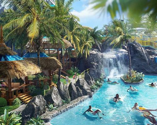 The tropically-themed Volcano Bay will complement Universal’s existing Cabana Bay Beach Resort