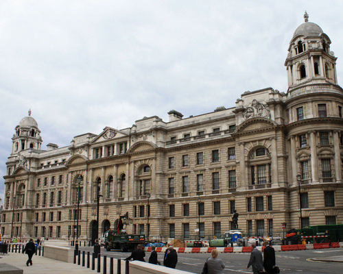 The Grade II* listed Old War Office building in Whitehall is located close to 10 Downing Street, the Houses of Parliament and Westminster Abbey