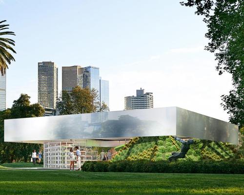MPavilion design revealed: Take a first look at OMA's shape-shifting ampitheatre