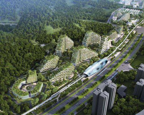 Plants and trees will cover every surface of Stefano Boeri's forthcoming Liuzhou Forest City