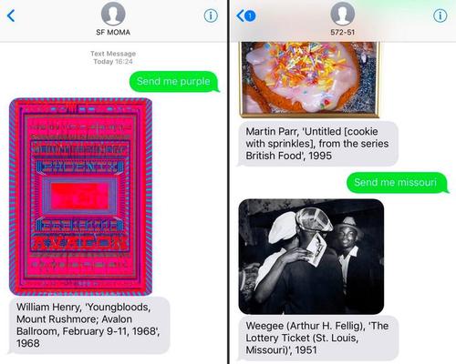 San Francisco's MOMA creates unique SMS service that sends art to user's phones