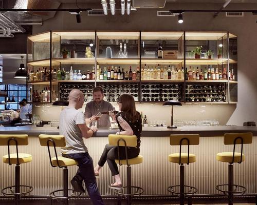 Studio RHE merge restaurant with co-working space at London's placemaking Palatino 