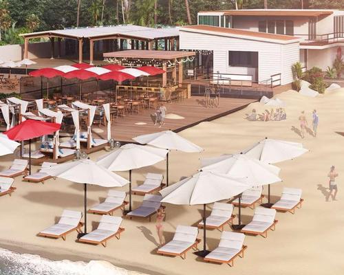Virgin Holidays reveals airport departure lounge on a Barbados beach