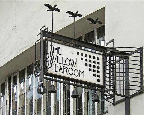 The Willow Tea Room Building is the only surviving tea room designed in its entirety by Charles Rennie Mackintosh