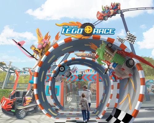 The Great Lego Race VR coaster is launching at three Legoland parks