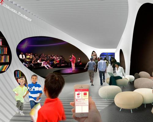 Additions such as performance spaces and underground libraries are included in the plans 