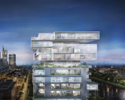 Ole Scheeren announces first European building: a green-topped Frankfurt tower