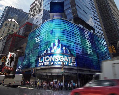 Lionsgate Entertainment City will sit at the heart of Times Square in New York
