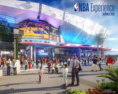 Disney offers first look at new Disney Springs NBA Experience