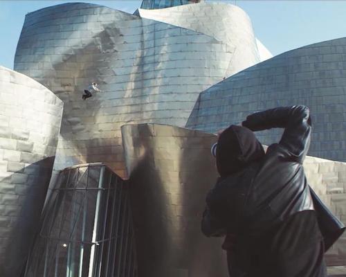 Free-runner and urban explorer take on Gehry’s Guggenheim Bilbao as museum turns 20