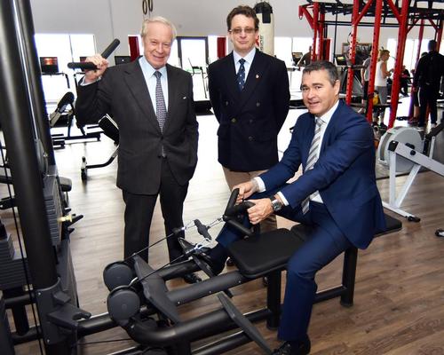 Left to right: former club owners Tony Bird and Anthony Bird with Bannatyne chief executive Justin Musgrove