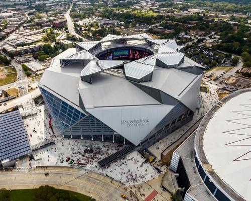 The Mercedes-Benz Stadium opened in August and becomes the first sports stadium in the world to receive LEED Platinum Certification