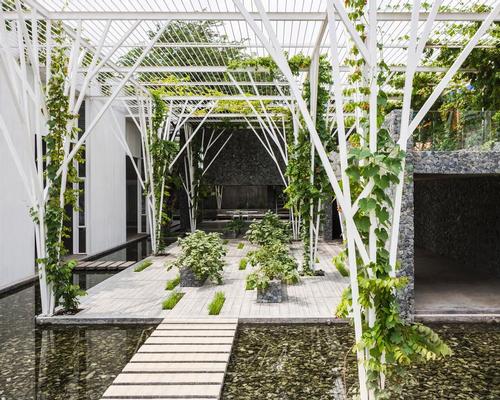 Vietnamese practice Cong Sinh Architects won the Hotel & Leisure category for Vegetable Trellis in Ho Chi Minh City