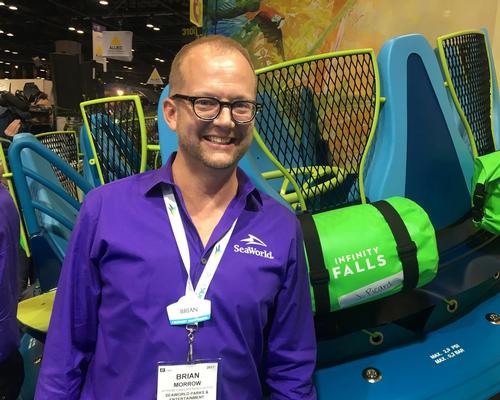 Brian Morrow is currently working on Infinity Falls, SeaWorld's new record-breaking river rapids ride coming to Orlando next year 