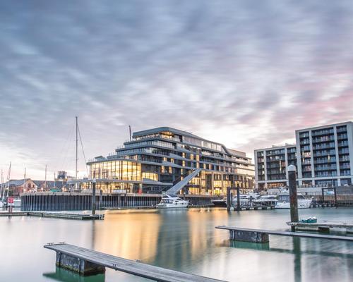 Double take? Spa hotel shaped as cruise ship opens in Southampton marina