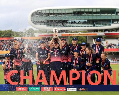 A trio of players from the England women's cricket team was recognised in the New Year Honours after winning this year's World Cup, as well as a host of sports leaders