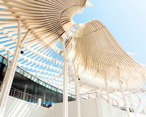 Worlds of leisure and commerce collide at Snøhetta's sculptural Oman fish market