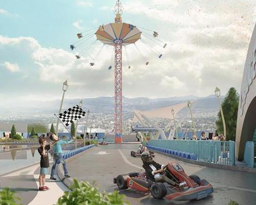 Covering 27,000sq m (290,000sq ft), theme park attractions will be split into three areas