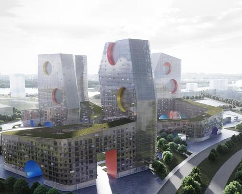 'Parachutes frozen in the sky': Historic airfield inspires Steven Holl's mixed-use Moscow district