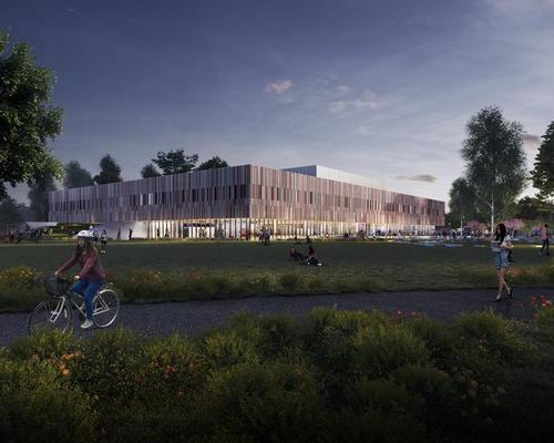 The complex, located on the corner of Portsmouth’s Ravelin Park, is the first major phase of the university’s £400m estate development masterplan