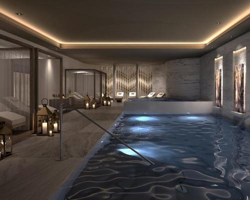 The spa includes 25 treatment rooms and an extensive hydrotherapy