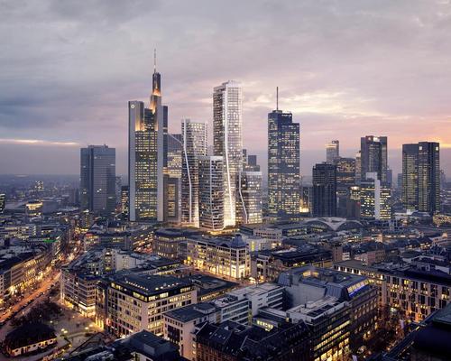 UNStudio and HPP Architects collaborate for futuristic Frankfurt urban quarter