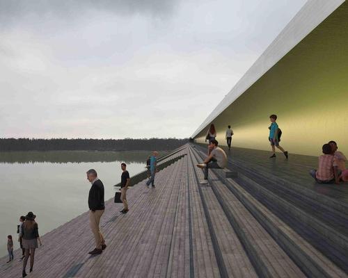 Erik Andersson Architects reveal plans for public bridge/amphitheatre hybrid