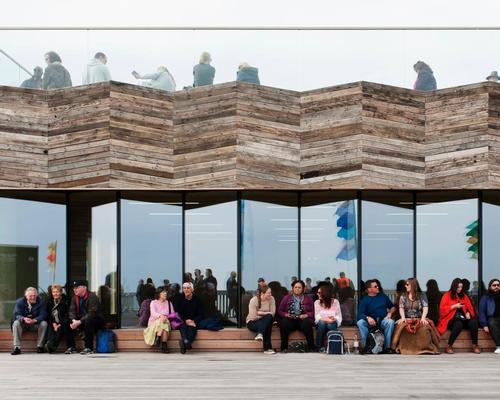 The pier reopened in April 2016 and was named the winner of British architecture's most prestigious accolade last year