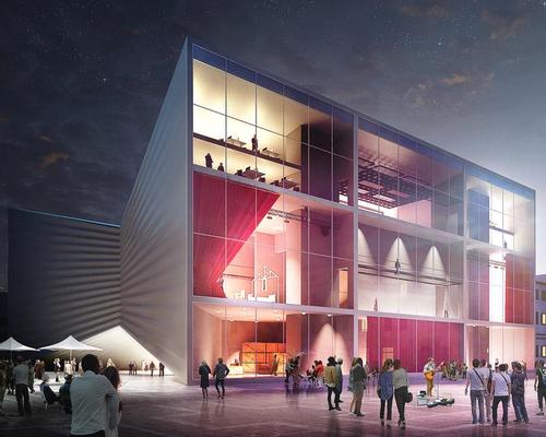 BIG reveal 'bow-tie' design for National Theatre of Albania