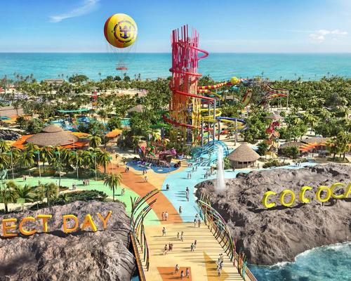 Perfect Day at CocoCay will be anchored by North America’s tallest waterslide