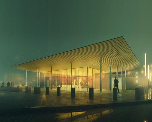 The pavilion will act as a welcome, information and event space, while also hosting multi-media events that showcase the history and heritage of Albert Dock