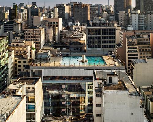 Created for Brazilian non-profit SESC, the 14-storey building, situated on Rua 24 de Maio and Rua Dom José de Barro, has been stripped of several unnecessary elements 