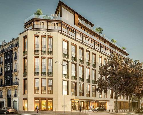 Italian design firm Antonio Citterio Patricia Viel and Parisian architects Valode & Pistre are converting a historic building on Avenue George V for the hotel