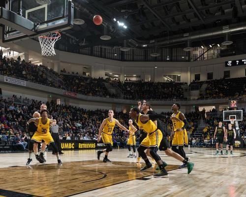 The all-in-one athletics venue is the new home of the UMBC Retrievers’ men’s and women’s basketball teams