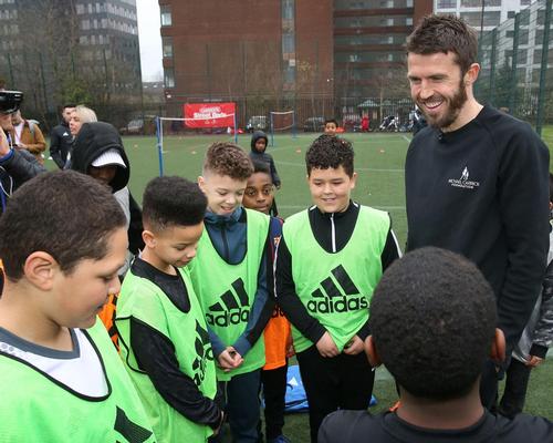 Footballer Michael Carrick launches 'Street Reds' project with Man Utd Foundation